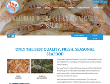 Tablet Screenshot of ispseafood.com